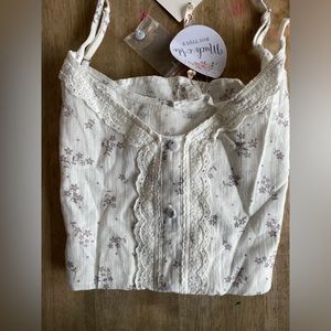 Boutique 100% Cotton Floral Tank